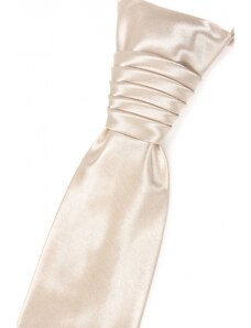 Francúzska kravata s vreckovkou Ivory Avantgard 577-9007