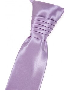 Lila hladká francúzska kravata Avantgard 577-9016