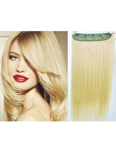 Clipinhair Clip in REMY vlasový pás 63cm rovný - najsvetlejšia blond