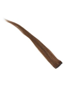 Clipinhair Clip in pramienok - REMY 100% ľudské vlasy - stredne hnedá
