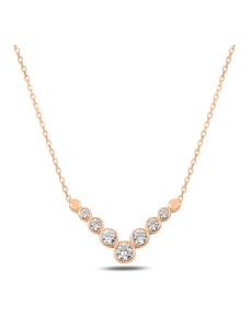 OLIVIE Strieborný náhrdelník ROSE 4793