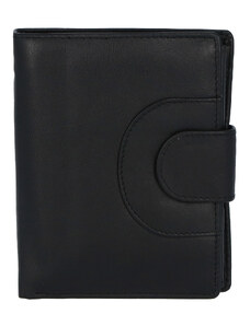 Elegantná kožená peňaženka čierna - Tomas Pilia čierna