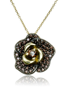 GOLDIE Zlatý náhrdelník Rose LNL245.SP