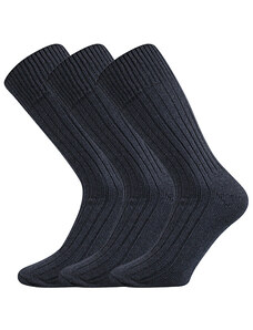 BOMA Pracovné ponožky antracitové 3 páry 39-42 114548