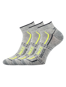 VOXX ponožky Rex 11 light grey melé 3 páry 35-38 113575