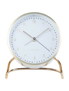 KARLSSON Budík Clock Stylish biela