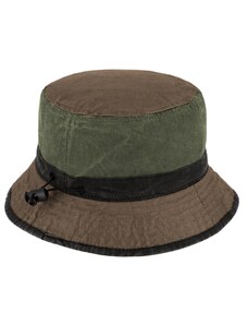 Fiebig - Headwear since 1903 Voľnočasový legendárny bucket hat od Fiebig 1903 - olivový - vypraná bavlna