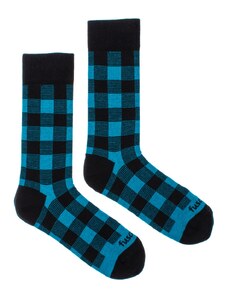 Fusakle Ponožky Karo blu