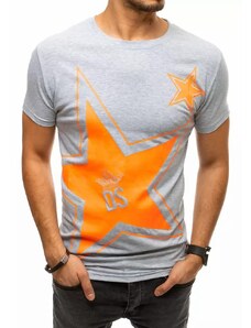 Buďchlap Svetlošedé tričko s potlačou DS STAR