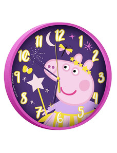 EUROSWAN Analógové nástenné hodiny Peppa Pig - 25 cm