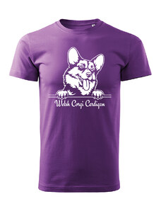 T-ričko Welsh Corgi Cardigan, pánske tričko s vlastným textom