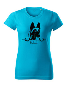 T-ričko Malinois, dámske tričko s vlastným textom