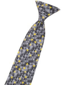 Chlapčenská kravata s šedým vzorom 31 cm Avantgard 558-2021