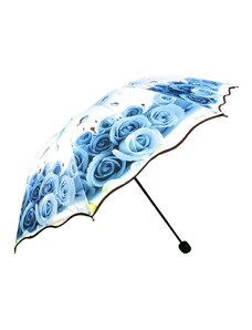 Dáždnik - bledomodré ruže