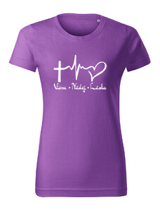 T-ričko Viera, nádej, láska, dámske tričko