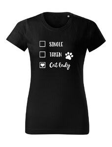 T-ričko Cat lady, dámske tričko