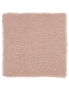 IB LAURSEN Bavlnený obrúsok Double Weaving Light Pink 40 x 40 cm