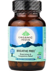 Organic India B-Free kapsuly 60 ks astma, zahlienenie, podpora plúc