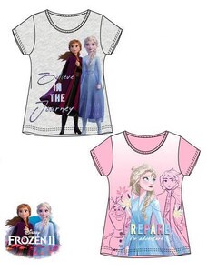 Javoli Detské tričko krátky rukáv Frozen veľ. 128 ružové