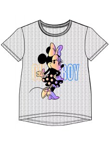 Javoli Detské tričko krátky rukáv Disney Minnie veľ. 140 sivé