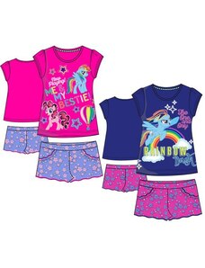 Javoli Dievčenské Set tričko + kraťasy My Little Pony veľ. 104 modrý