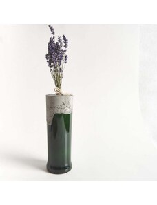 PRASKLO Umelecká váza Melt In Narroe
