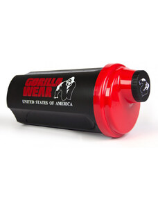 Gorilla Wear Shaker - Čierna/Červená 700ml