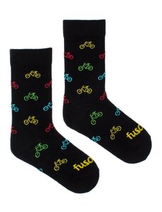 Fusakle Detské ponožky Cyklista čierny
