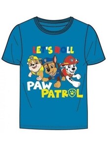 SpinMaster Chlapčenské bavlnené tričko s krátkym rukávom Tlapková patrola - Lets DOLL - modré