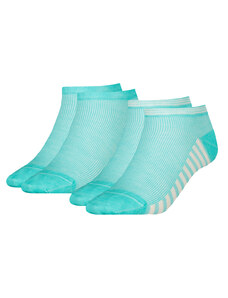 TOMMY HILFIGER - 2PACK summer stripes mint combo členkové ponožky