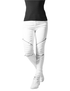 UC Ladies Women's stretch biker trousers white