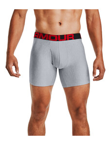 Boxerky Under Armour Tech 6In 2 Pack Gray/ Jet Gray Light Heather
