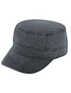 Fiebig - Headwear since 1903 Vojenská šiltovka šedá - Army Cap - vypraná bavlna