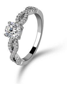 Emporial strieborný prsteň Kráľovská elegancia MA-R0399-SILVER