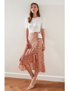 Trendyol Collection Viacfarebná asymetrická sukňa