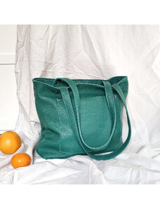 Ammyla Kožená kabelka Nina (zelená)