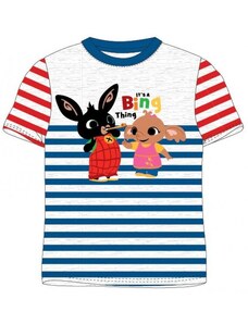 E plus M Chlapčenské tričko s krátkym rukávom Zajačik Bing a Sula - šedé