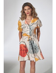 Figl Košeľové šaty s potlačou