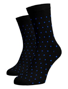 Benami Vysoké bodkované ponožky - modrý
