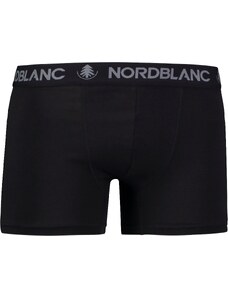 Nordblanc Čierne pánske bavlnené boxerky FIERY