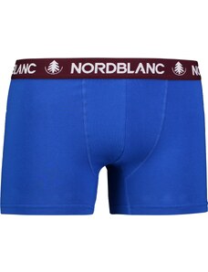Nordblanc Modré pánske bavlnené boxerky FIERY