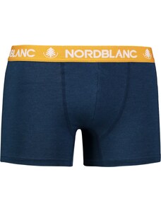 Nordblanc Modré pánske bavlnené boxerky FIERY