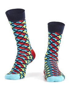 FASARDI Men's colored socks with crosses