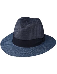 Fiebig - Headwear since 1903 Letné modrý fedora klobúk od Fiebig - Traveller Toyo - modrý