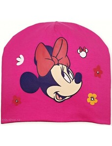 Setino Dievčenská prechodová jarná / jesenná čapica Minnie Mouse - Disney - tm. ružová