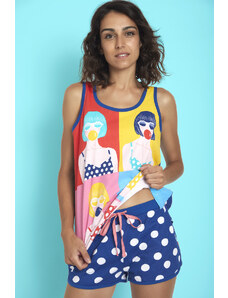 Santoro London - Dámske letné pyžamo - Pop Velikost: M