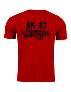 DRAGOWA krátke tričko Seneca AK-47, červená 160g/m2