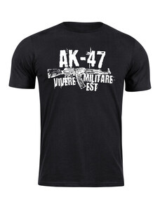 DRAGOWA krátke tričko Seneca AK-47, čierne