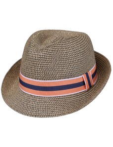 Fiebig - Headwear since 1903 Unisex letný béžový klobúk Trilby od Fiebig - Trilby Toyo