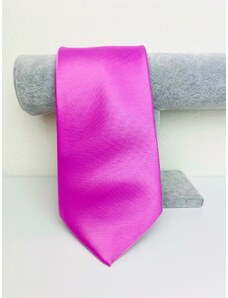 Webmoda Pánska fialová saténová kravata - KAZOVÉ